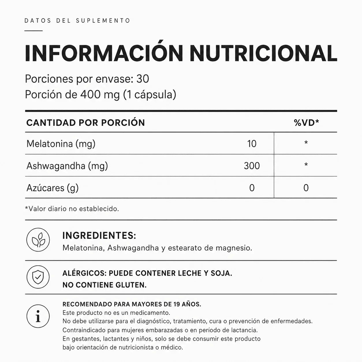 Melatonina 10mg
